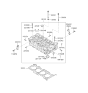 Diagram for 2006 Kia Rondo Cylinder Head - 221002G050