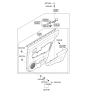 Diagram for Kia Rondo Armrest - 833501D0003J