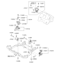 Diagram for Kia Optima Engine Mount - 218102G400