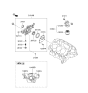 Diagram for 2009 Kia Optima Oil Filter - 263003E010