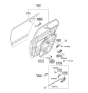 Diagram for 2008 Kia Rondo Window Regulator - 834021D010