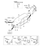 Diagram for Kia Rondo Air Bag Sensor - 959301D000