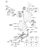 Diagram for Kia Rondo Seat Cushion - 892001D320457