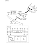 Diagram for 2006 Kia Rondo Tailgate Handle - 812601D000