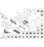Diagram for Kia EV6 Dash Panels - 84120CV000
