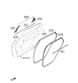 Diagram for 2024 Kia EV6 Door Moldings - 83860CV000