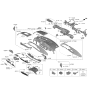 Diagram for 2022 Kia EV6 Ambient Temperature Sensor - 972703T000