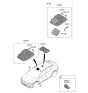 Diagram for Kia EV6 Car Speakers - 96251Q5000