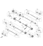 Diagram for 2024 Kia EV6 Axle Shaft - 49800CV100