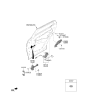 Diagram for 2022 Kia EV6 Door Lock - 81410CV400