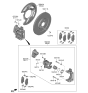 Diagram for 2024 Kia EV6 Brake Caliper Piston - 58235T1000