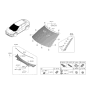 Diagram for 2024 Kia EV6 Windshield - 86111CV110