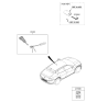 Diagram for Kia EV6 Car Key - 81996CV010