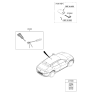 Diagram for 2024 Kia EV6 Ignition Lock Cylinder - 81905CV000