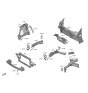 Diagram for 2023 Kia EV6 Radiator Support - 64101CV000