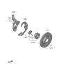 Diagram for 2023 Kia Sorento Wheel Bearing - 52720P2100