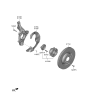 Diagram for Kia Sorento Wheel Hub - 52720P2100