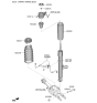 Diagram for Kia EV6 Brake Backing Plate - 55325S1000