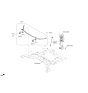 Diagram for 2023 Kia EV6 Sway Bar Bushing - 54813GI010