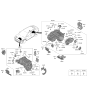 Diagram for 2024 Kia EV6 Engine Mount Bracket - 217C0GI000