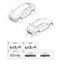 Diagram for 2023 Kia EV6 Emblem - 86320CV000