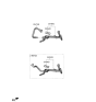 Diagram for Kia EV6 Cooling Hose - 25450CV400