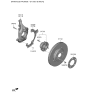 Diagram for 2022 Kia EV6 Brake Backing Plate - 51755CU700