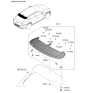 Diagram for 2024 Kia EV6 Spoiler - 87210CV000