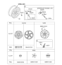 Diagram for 2023 Kia Niro TPMS Sensor - 52940CG100