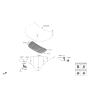 Diagram for 2022 Kia EV6 Hood Latch - 81130CV900