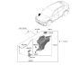 Diagram for Kia EV6 Washer Pump - 98610CV600