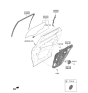 Diagram for 2023 Kia EV6 Window Run - 83530CV000