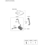 Diagram for Kia EV6 Oil Cooler Hose - 25421CV800