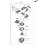 Diagram for Kia EV6 Cabin Air Filter - 97133N9000