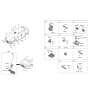 Diagram for Kia EV6 Cruise Control Module - 99110CV000