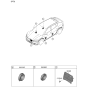 Diagram for 2024 Kia EV6 Car Speakers - 96390CV050