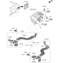 Diagram for Kia EV6 Blend Door Actuator - 97154CV000