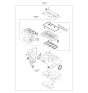 Diagram for 2012 Kia Soul Cylinder Head Gasket - 209202EA01