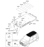 Diagram for 2013 Kia Soul Sun Visor - 852102K270QW