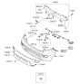 Diagram for Kia Soul Bumper - 866112K500