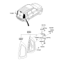 Diagram for Kia Soul Back Up Light - 924102K510