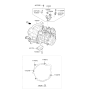 Diagram for 2013 Kia Soul Transmission Assembly - 4300026430