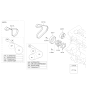 Diagram for Kia Drive Belt - 252122B020