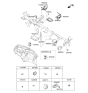 Diagram for Kia Soul Body Control Module - 954002K160