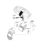 Diagram for 2012 Kia Soul Antenna Cable - 965952K000