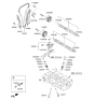 Diagram for Kia Timing Chain - 243212B600