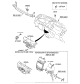 Diagram for Kia A/C Switch - 972502KAE1WK