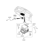 Diagram for 2013 Kia Soul Antenna Cable - 965952K100