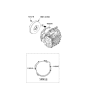 Diagram for Kia Transmission Assembly - 450003BDT0