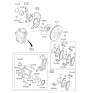 Diagram for Kia Soul Brake Backing Plate - 517552K000